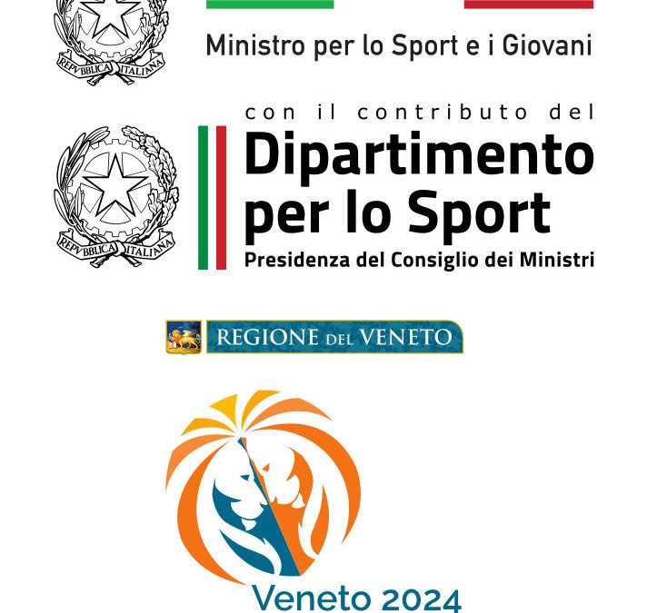 Il sostegno della Regione Veneto e del Dipartimento per lo Sport